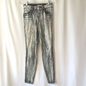 Guess Curve X Snakeskin Skinny Pants